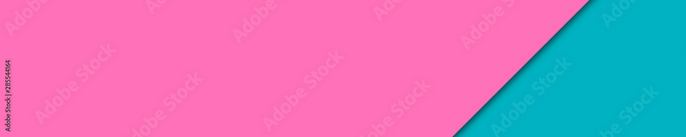 elegant banner pink and turquoise colors for website