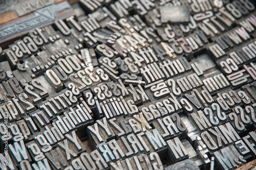 Loose letters from typewritter
