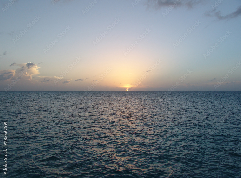 sunset over the sea sunset over the sea