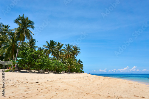 Beach at Tropical Island, Siargao Island Landscape