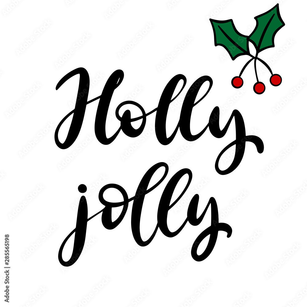 Merry Christmas and happy new year lettering. Merry Christmas and happy new year lettering.