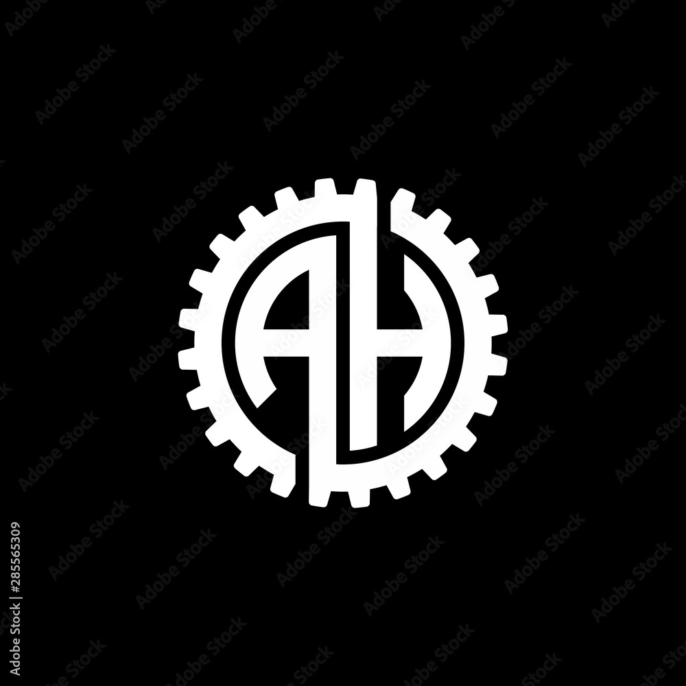 Initial Ah Logo Design Initial Ah Stock Vector (Royalty Free) 1718843431 |  Shutterstock