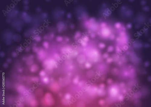 Night skies with glowing stars. Colorful galaxy background