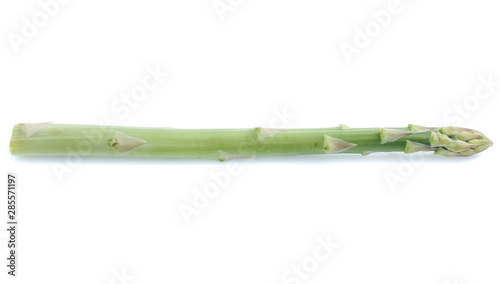 Asparagus on white background