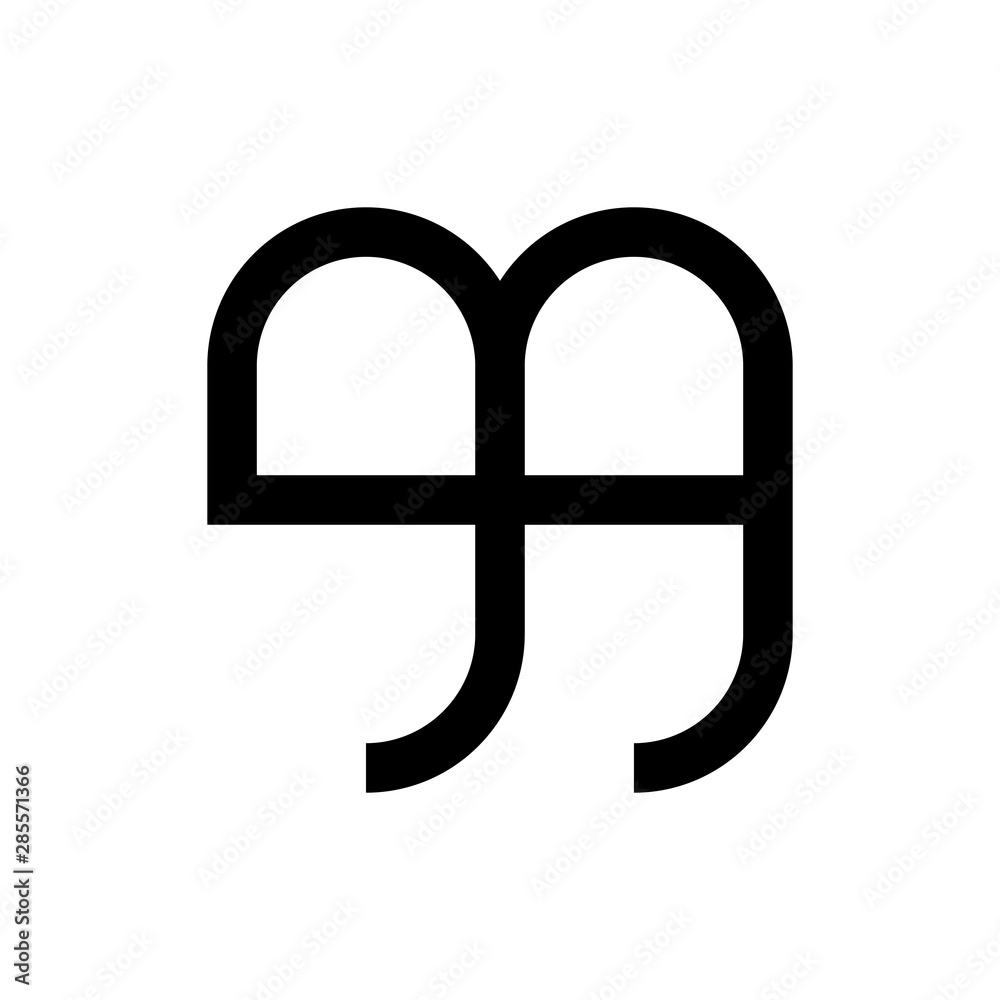 WB letter or Number 99 logo design vector WB letter or Number 99 logo design vector