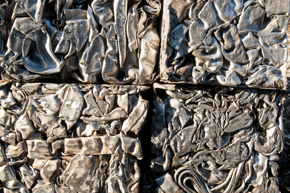 Pressed metal from appliances. Pressed metal from appliances.