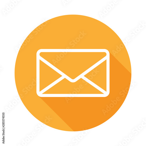 Illustrated icons for mail, envelope, letter