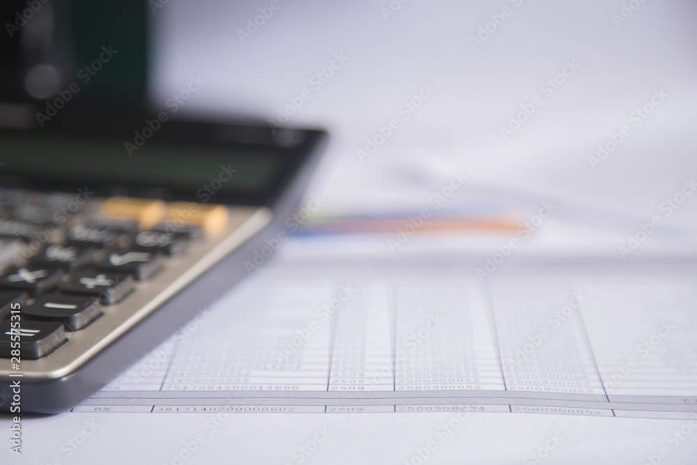 Financial accounting stock market graphs analysis
