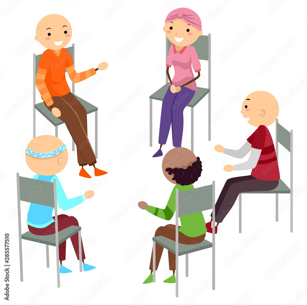 Stickman Alopecia Group Open Forum Illustration Stickman Alopecia Group Open Forum Illustration