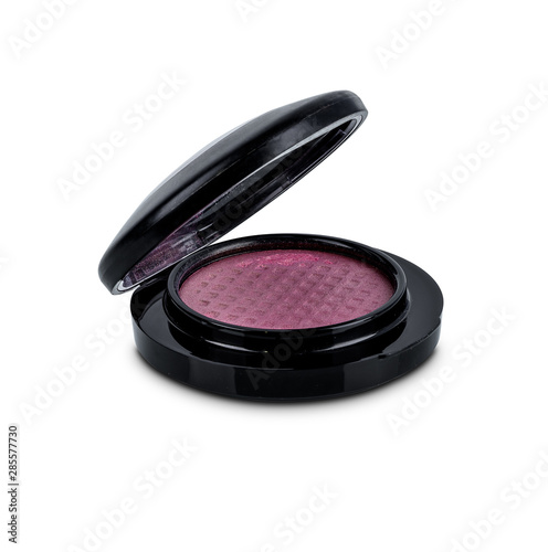 Eye shadow package Cosmetic makeup isolated on white