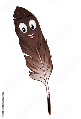 Mascot Quill Illustration