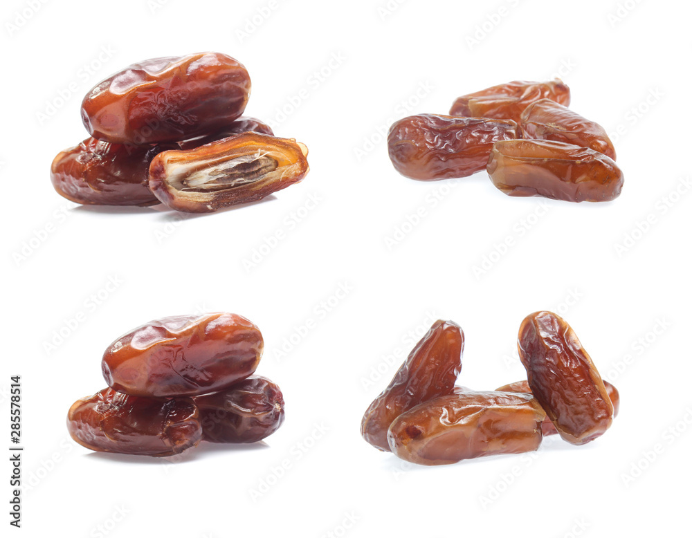 date plam isolated on white background (set mix collection) date plam isolated on white background (set mix collection)