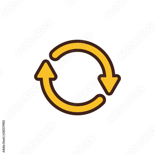 Refresh icon. Reload icon vector. Update icon. convert icon