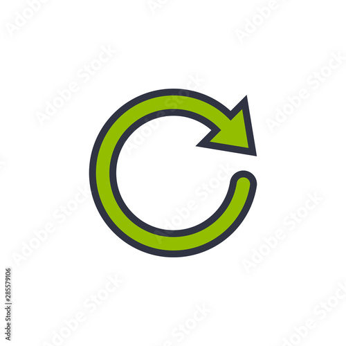 Refresh icon. Reload icon vector. Update icon. convert icon