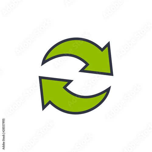 Refresh icon. Reload icon vector. Update icon. convert icon