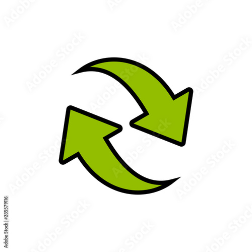 Refresh icon. Reload icon vector. Update icon. convert icon