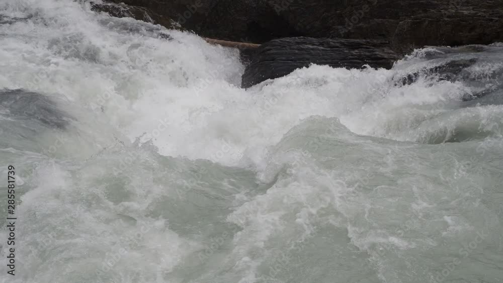 Alpine river being feed by a glacier in the Rocky Mountains, Canada. Alpine river being feed by a glacier in the Rocky Mountains, Canada.