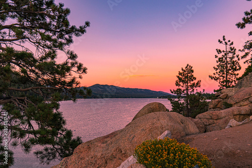 Big Bear Lake Sunset photo