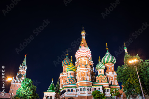 Saint Basil's Cathedral in red square