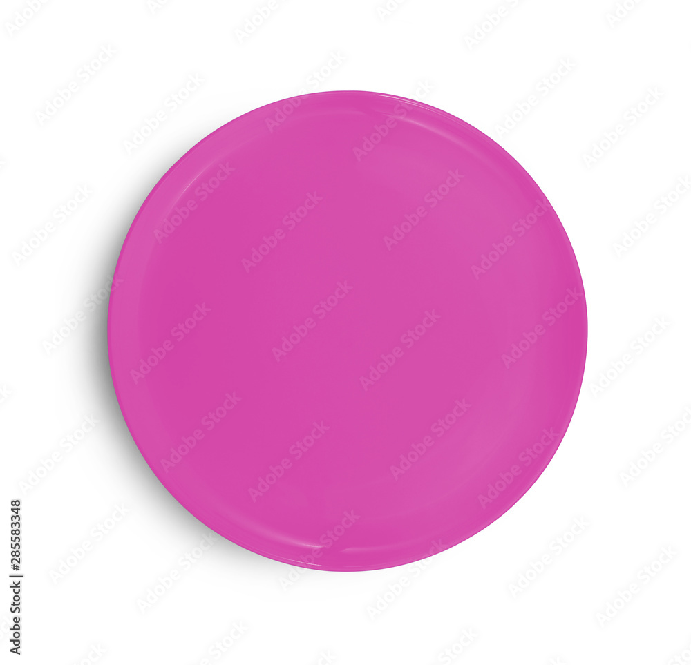 empty plate isolated on white background empty plate isolated on white background