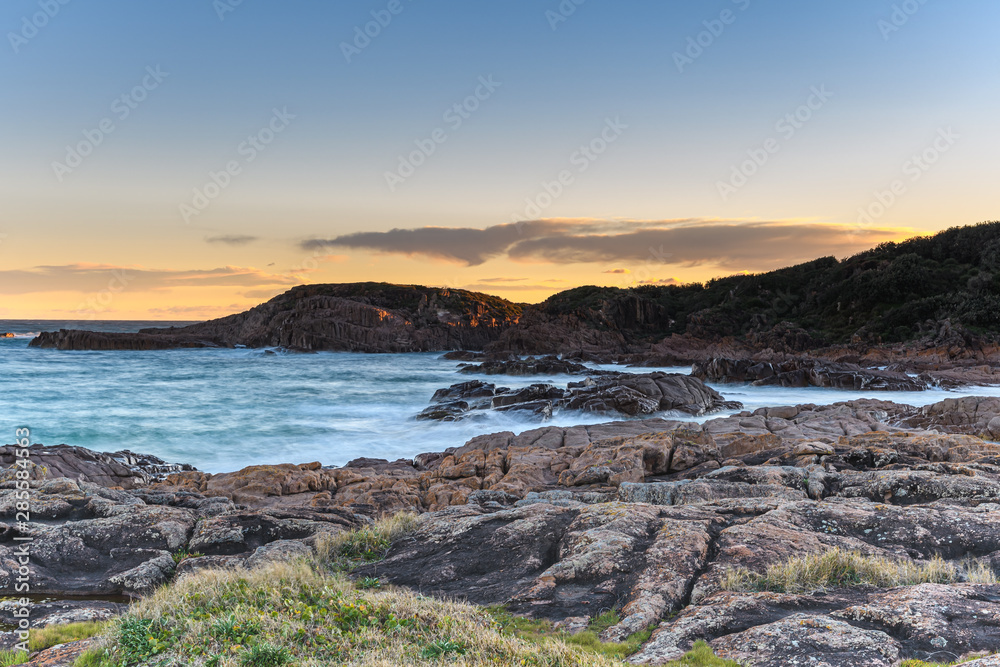 Fototapeta premium Wild and Windy Rugged Seascape