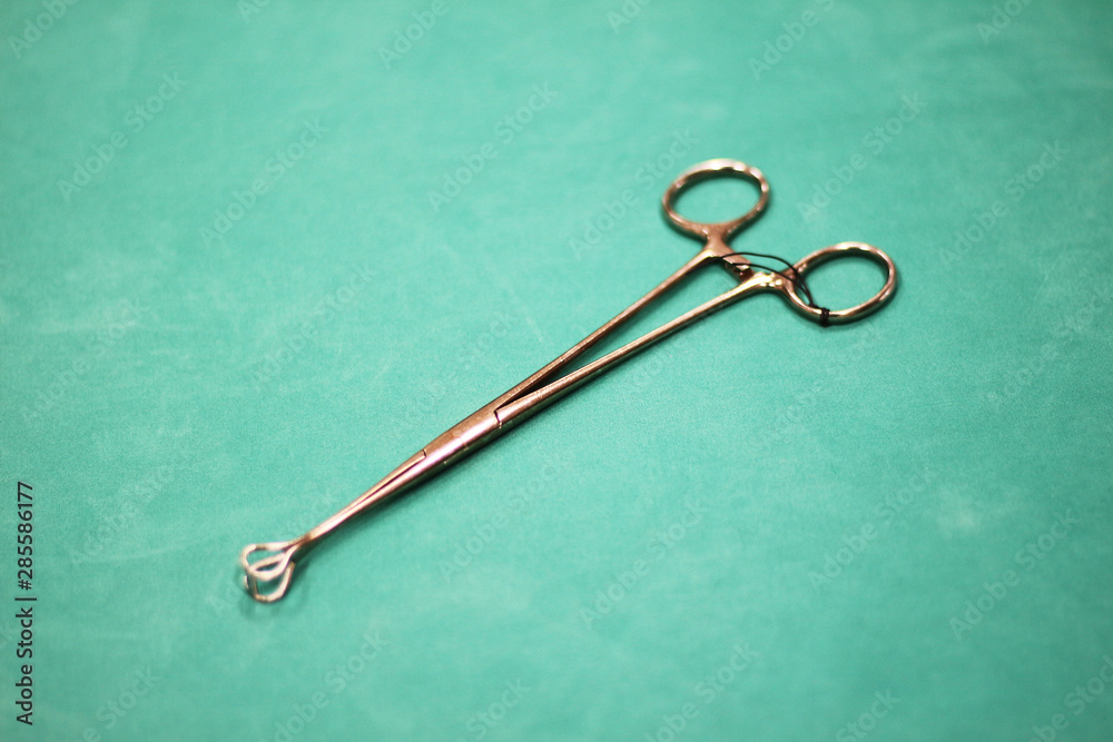Close up of medical instruments background Close up of medical instruments background