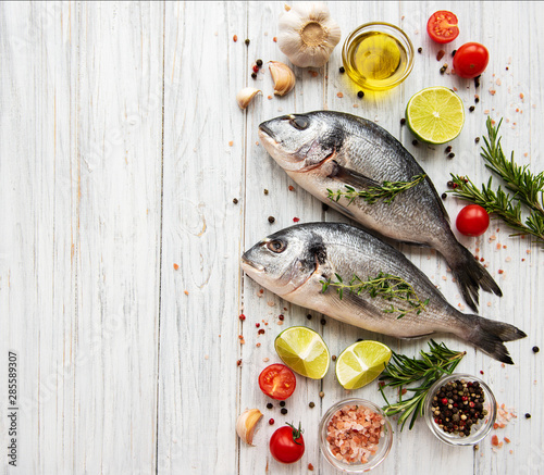 Photography Fresh fish dorado