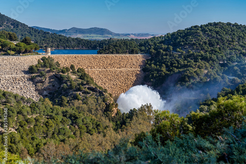 Lake Embalse del Guadalhorce, Ardales Reservoir, Malaga, Andalusia, Spain