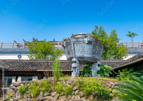 The scenery of Longquan's sword scenic spot in Lishui City, Zhejiang Province, China  photo