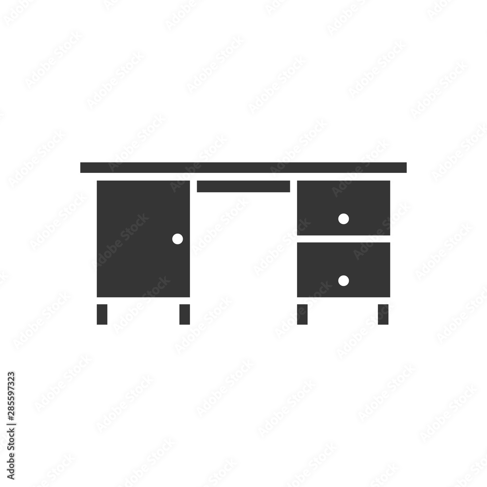 Office table icon. New trendy office table vector illustration symbol. eps file. Office table icon. New trendy office table vector illustration symbol. eps file.