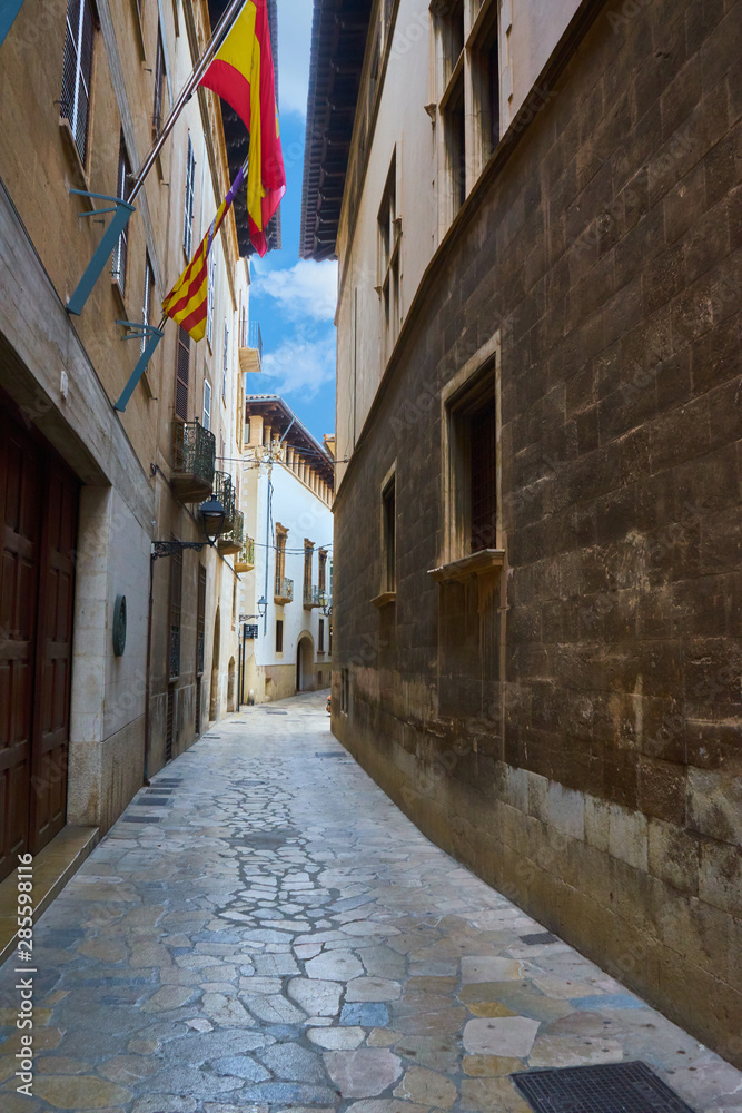Casco Antigo or old quarter of Palma with its maze of alleys