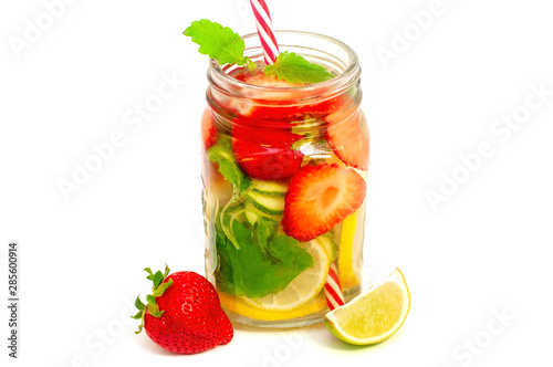 Detox water smoothie for cleansing the body
