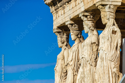 The Parthenon in Athens - Erechtheion photo