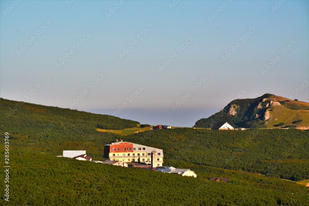 The Piatra Arsa Hotel in the Bucegi Mountains