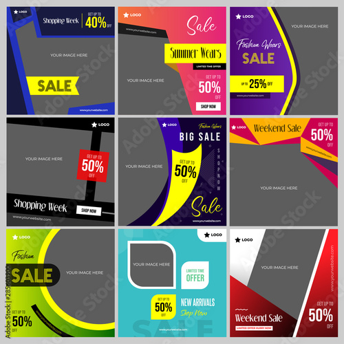 Social_media post templates for instagram digital marketing