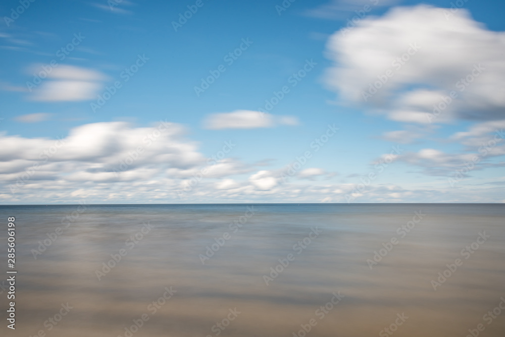 Long Exposure Photograph of the Baltic Sea at a Beach in Latvia Long Exposure Photograph of the Baltic Sea at a Beach in Latvia