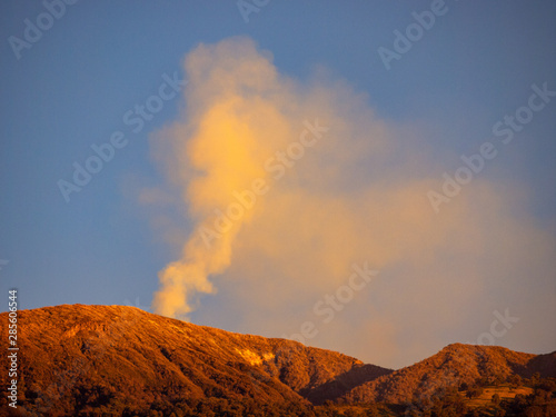 Vulkan Irazu in Costa Rica am Morgen