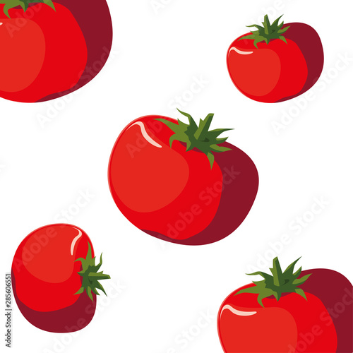 tomatoes fresh vegetable white background