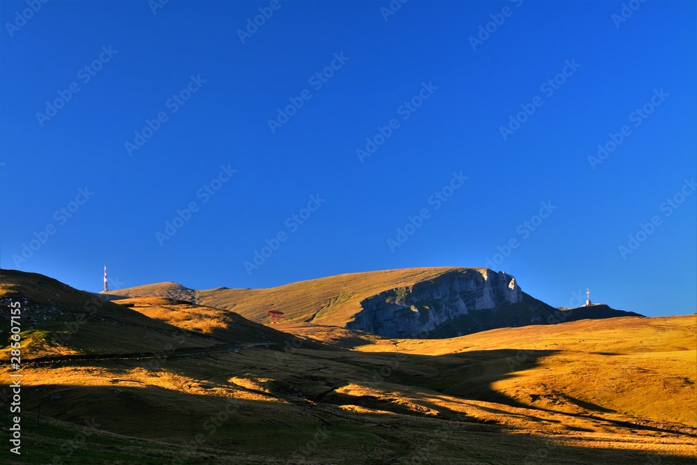 alpine landscape in summer