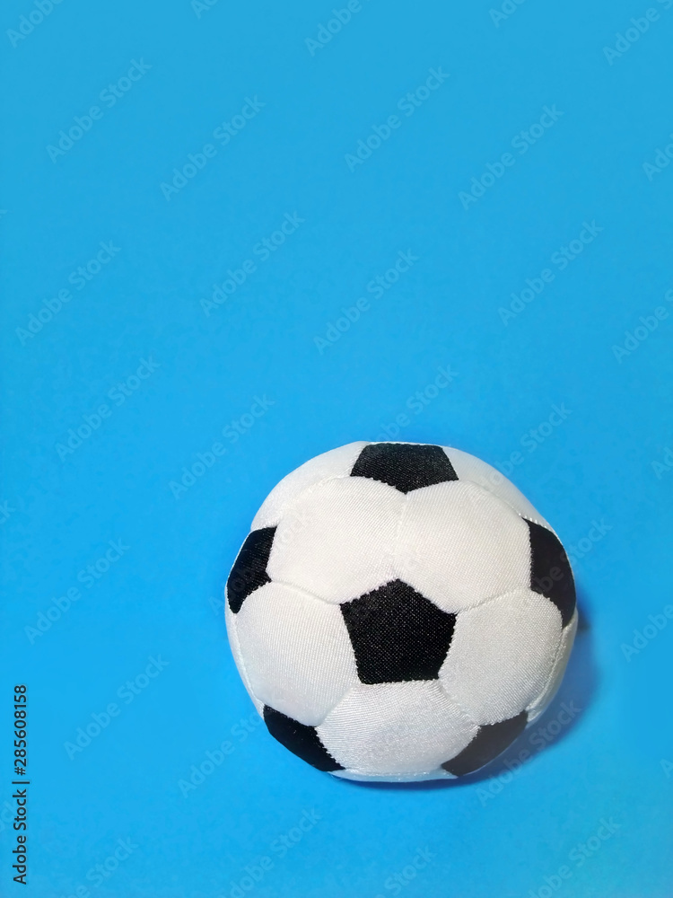 サッカーボール柄のビーズクッション Stock Photo Adobe Stock