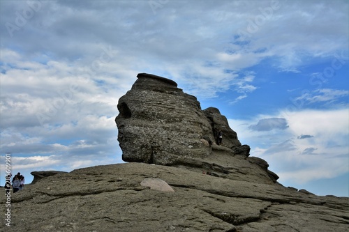 The Sphinx in Bucegi National Park, Romania - Natural rock formation