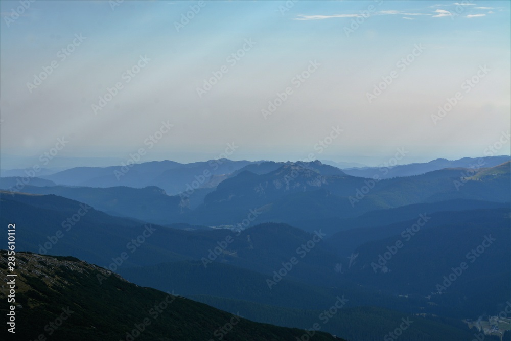 summer landscape of the Carpathian mountains