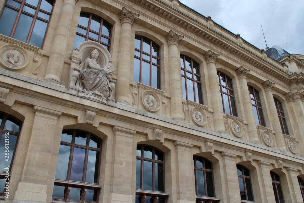 building (museum) in paris (france)