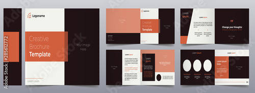 modern simple brochure pages templates