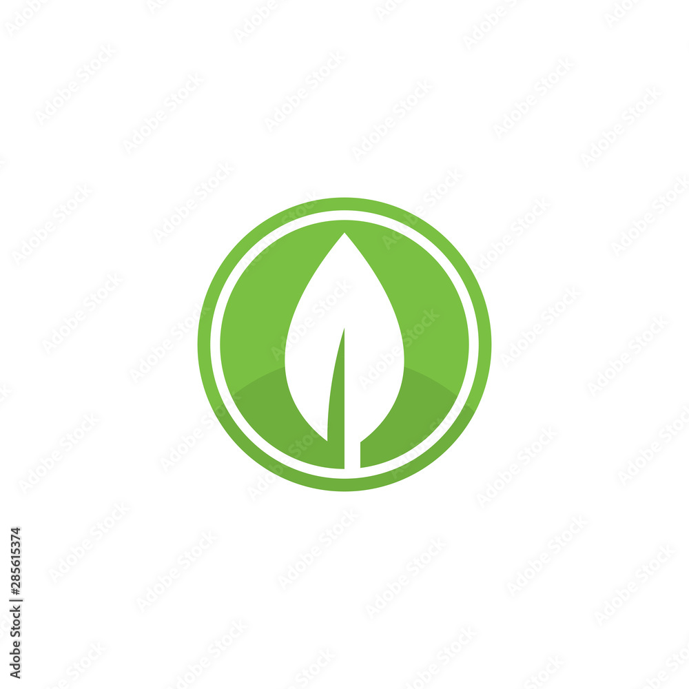 Logos of green leaf ecology nature element vector icon Logos of green leaf ecology nature element vector icon