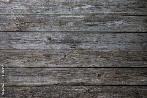 horizontal wooden gray background from boards