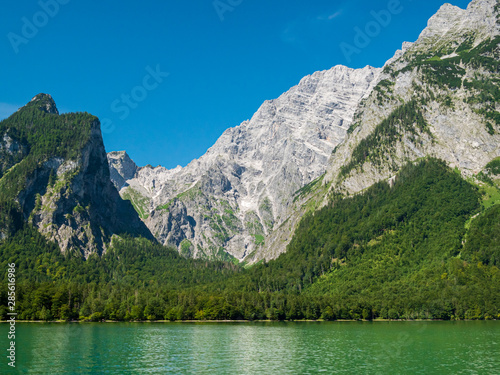 The Königssee as a quite place for hiking and relaxing and to enjoy nature in Germany © Wolfgang Hauke
