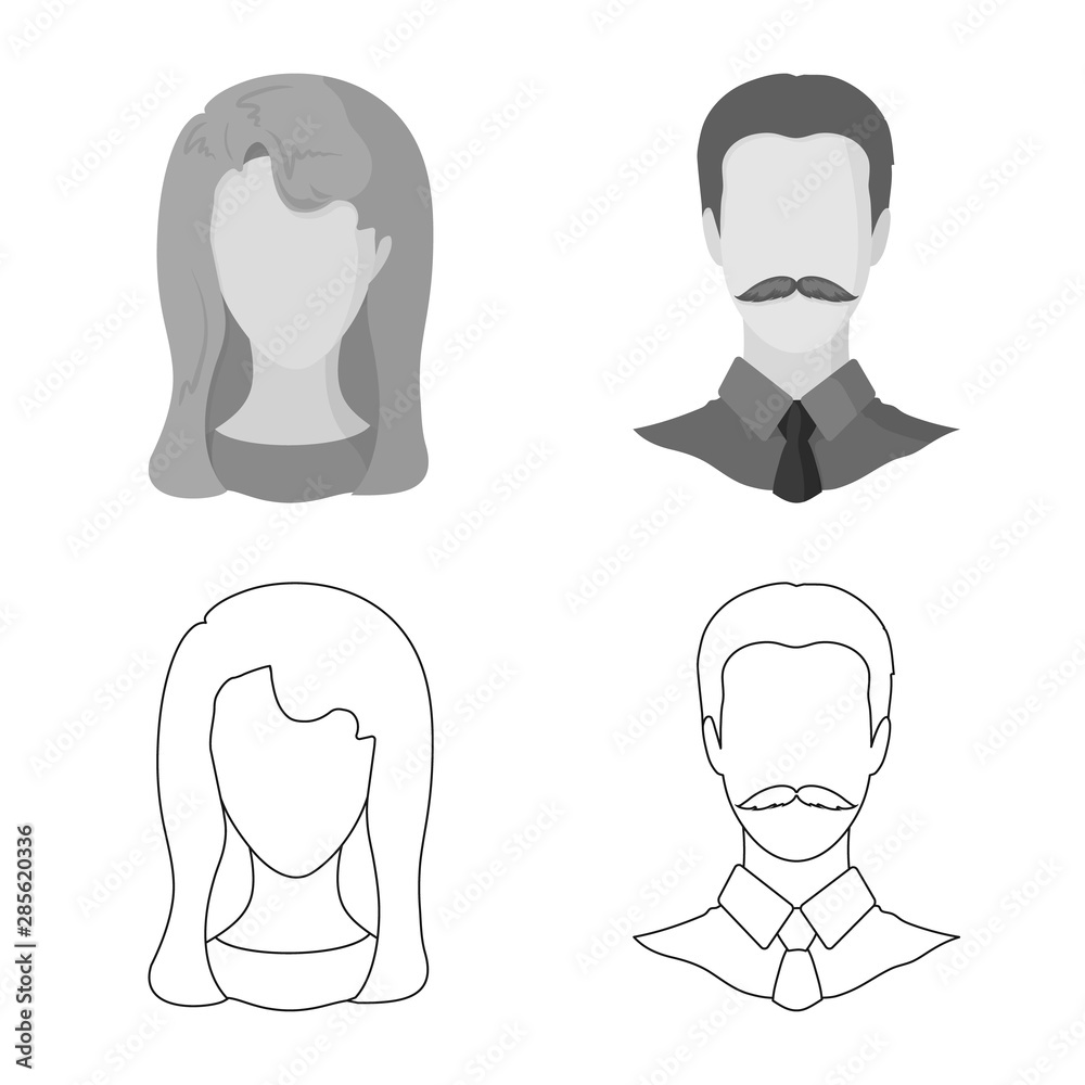 Isolated object of professional and photo logo. Set of professional and profile stock symbol for web. Isolated object of professional and photo logo. Set of professional and profile stock symbol for web.