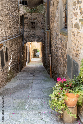 Fototapeta Naklejka Na Ścianę i Meble -  Pontremoli, historic city in Lunigiana, Tuscany