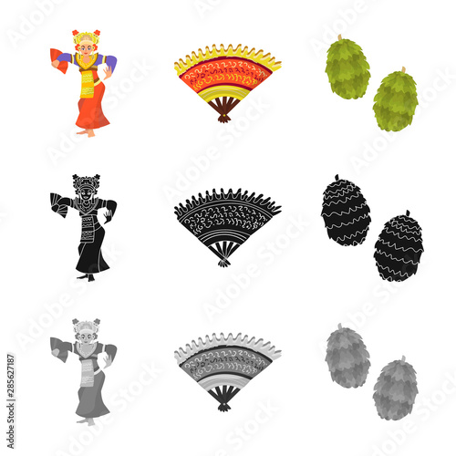 Vector illustration of and travel icon. Set of and traditional stock symbol for web.